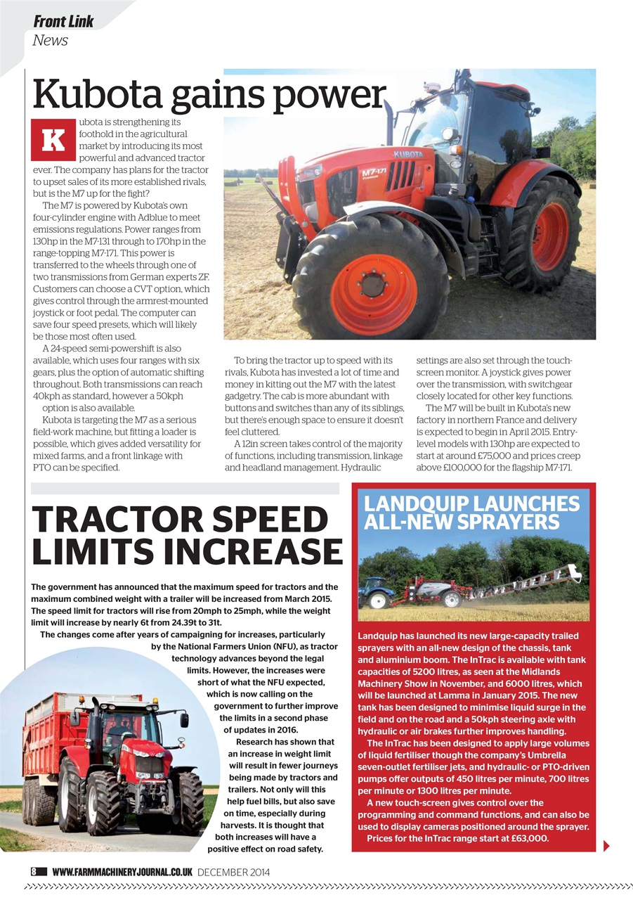Farm Machinery Journal Preview Pages