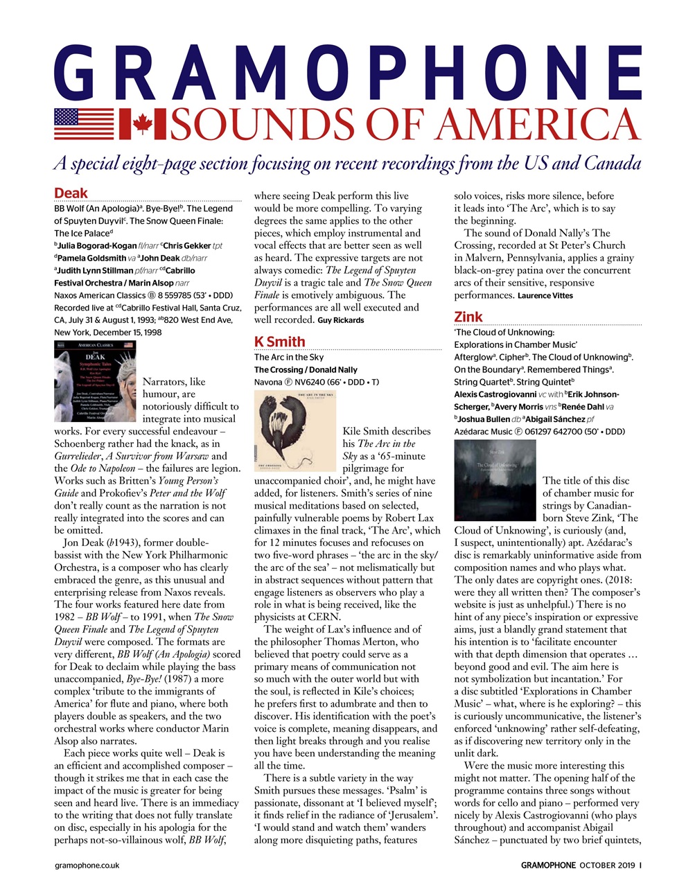 Gramophone Preview Pages
