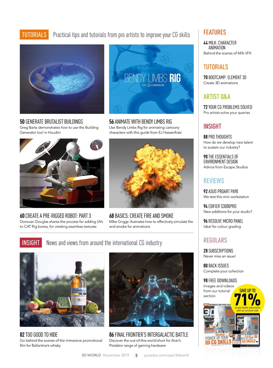 3D World Preview Pages