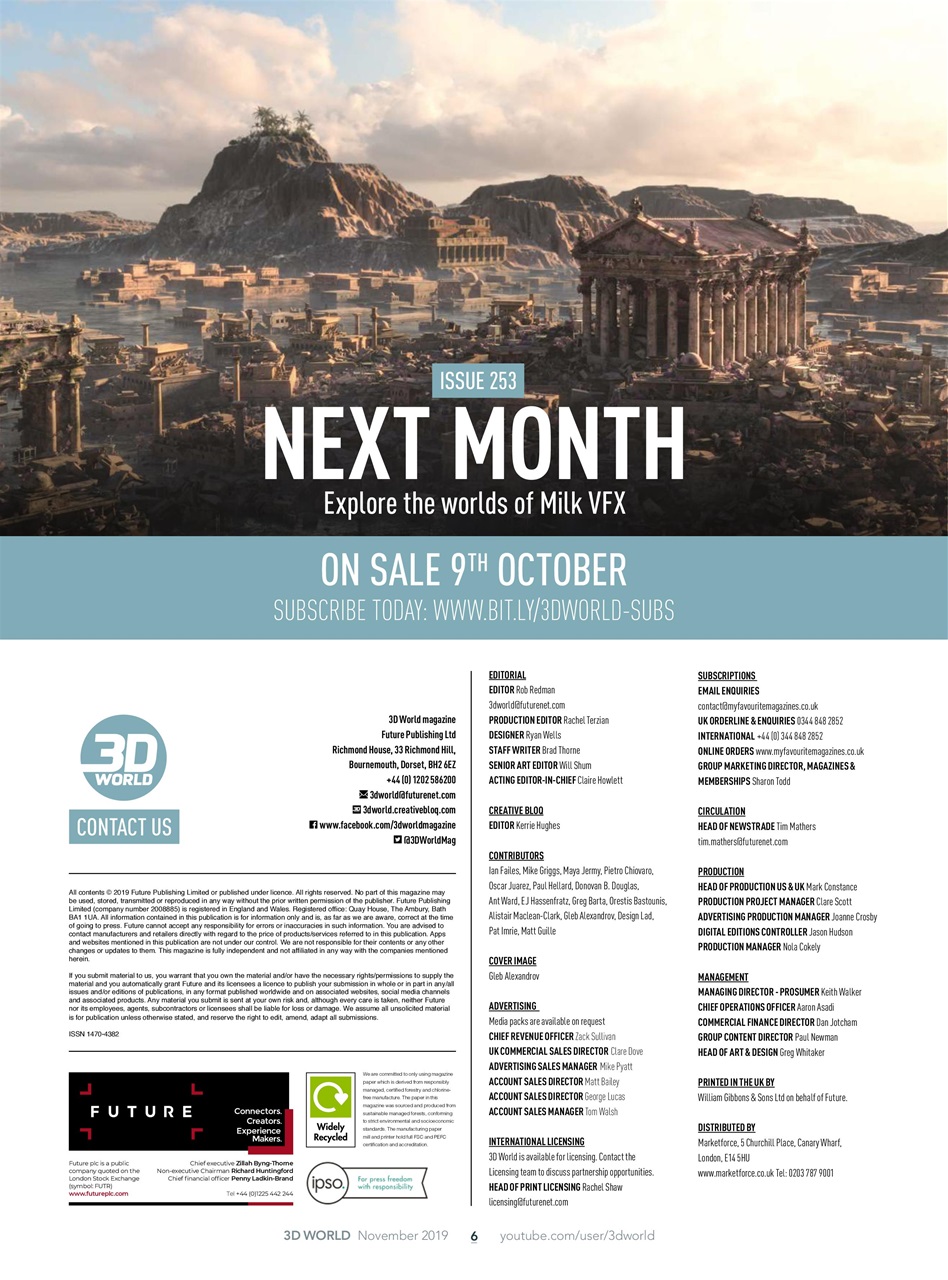 3D World Preview Pages