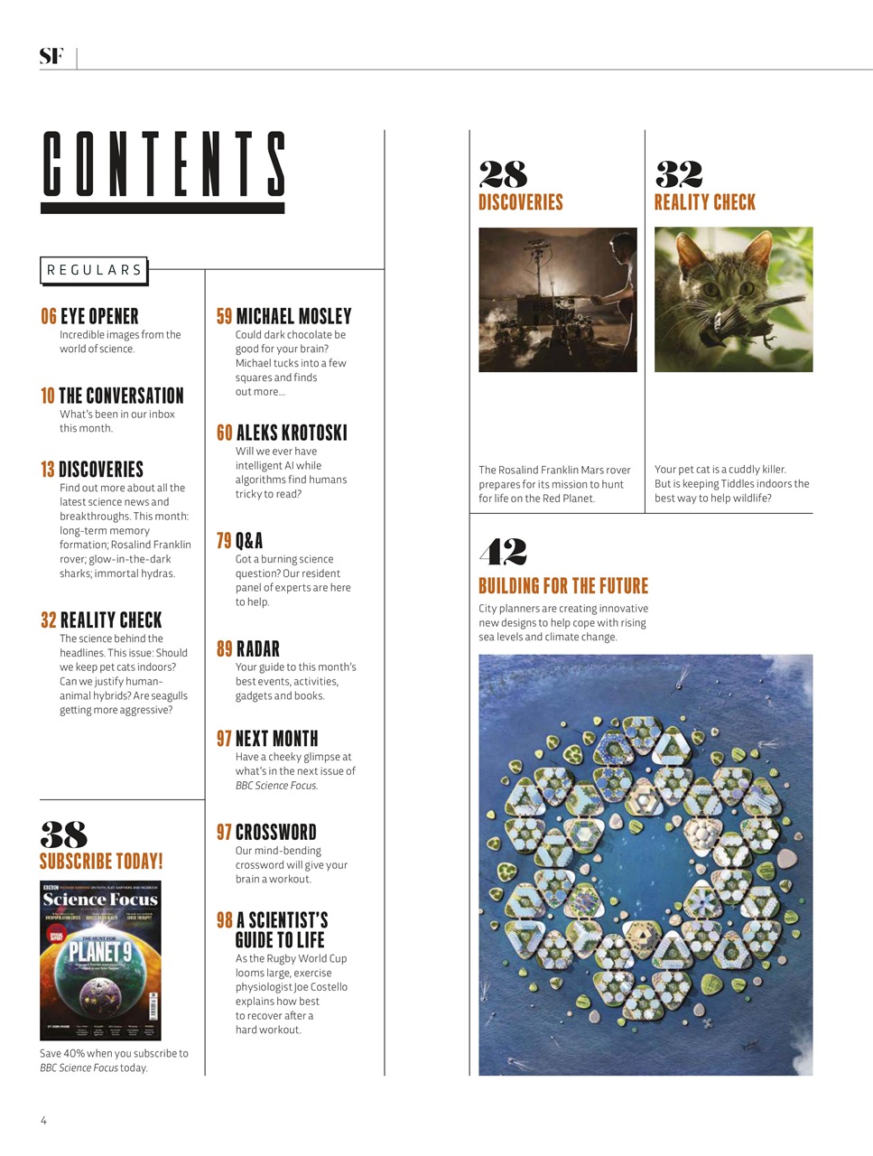 BBC Science Focus Magazine Preview Pages