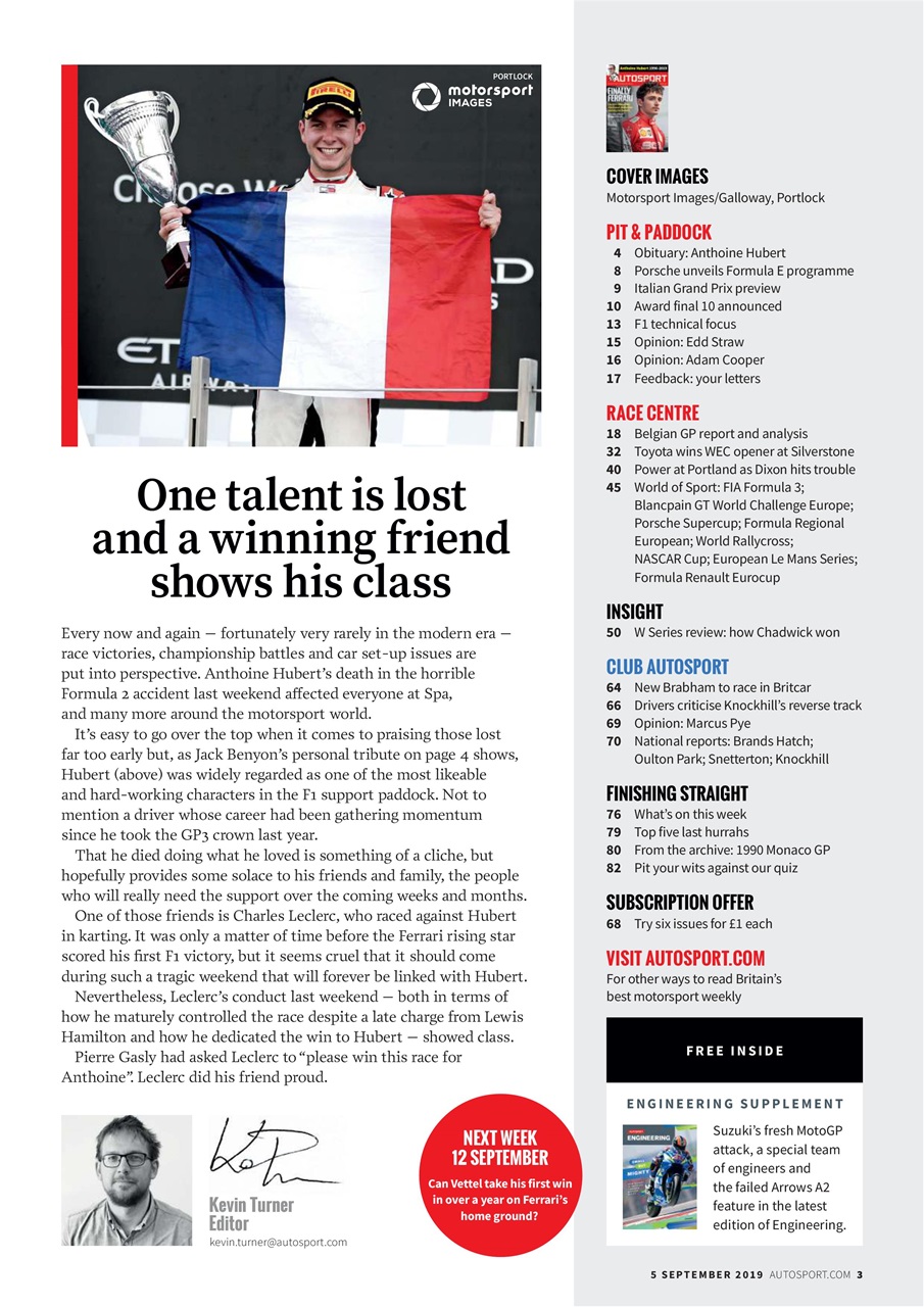Autosport Preview Pages