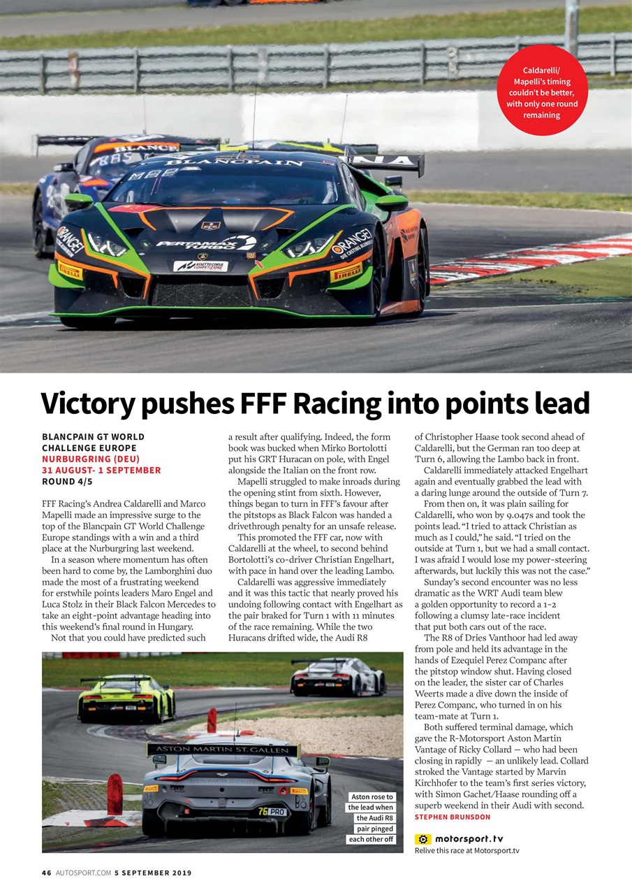 Autosport Preview Pages