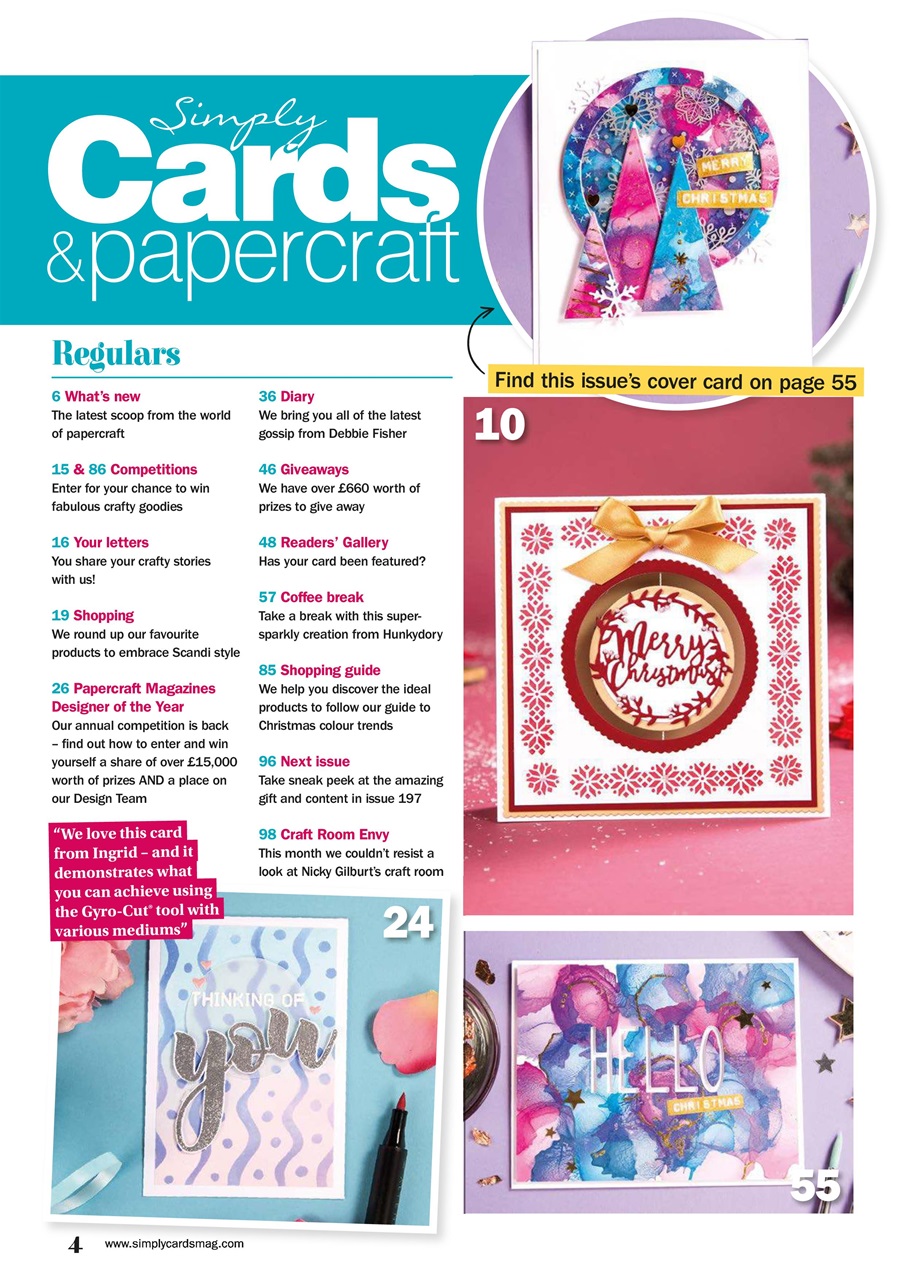Simply Cards & Papercraft Preview Pages