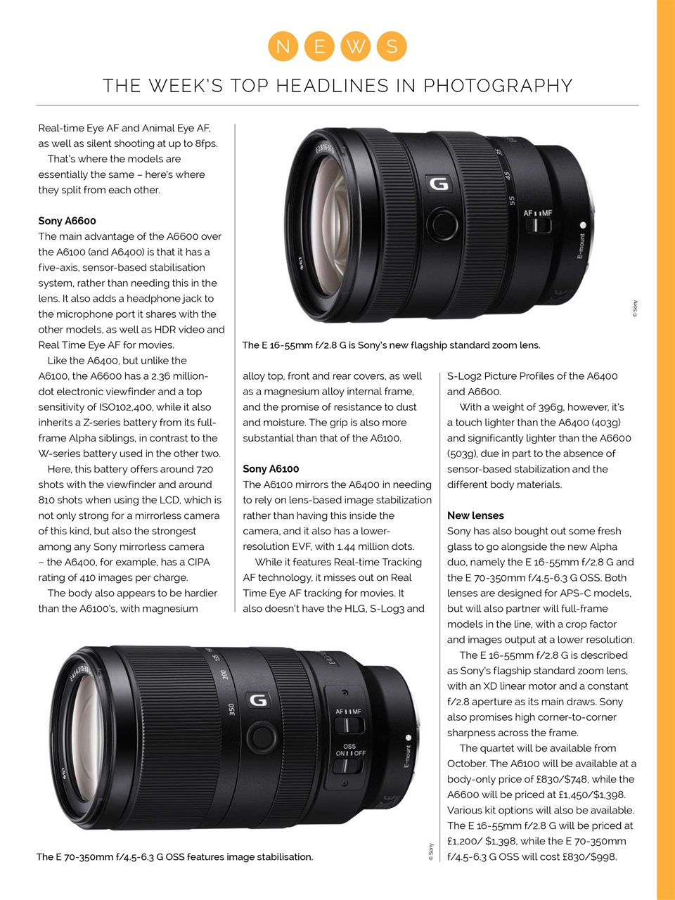 Photography Week Preview Pages