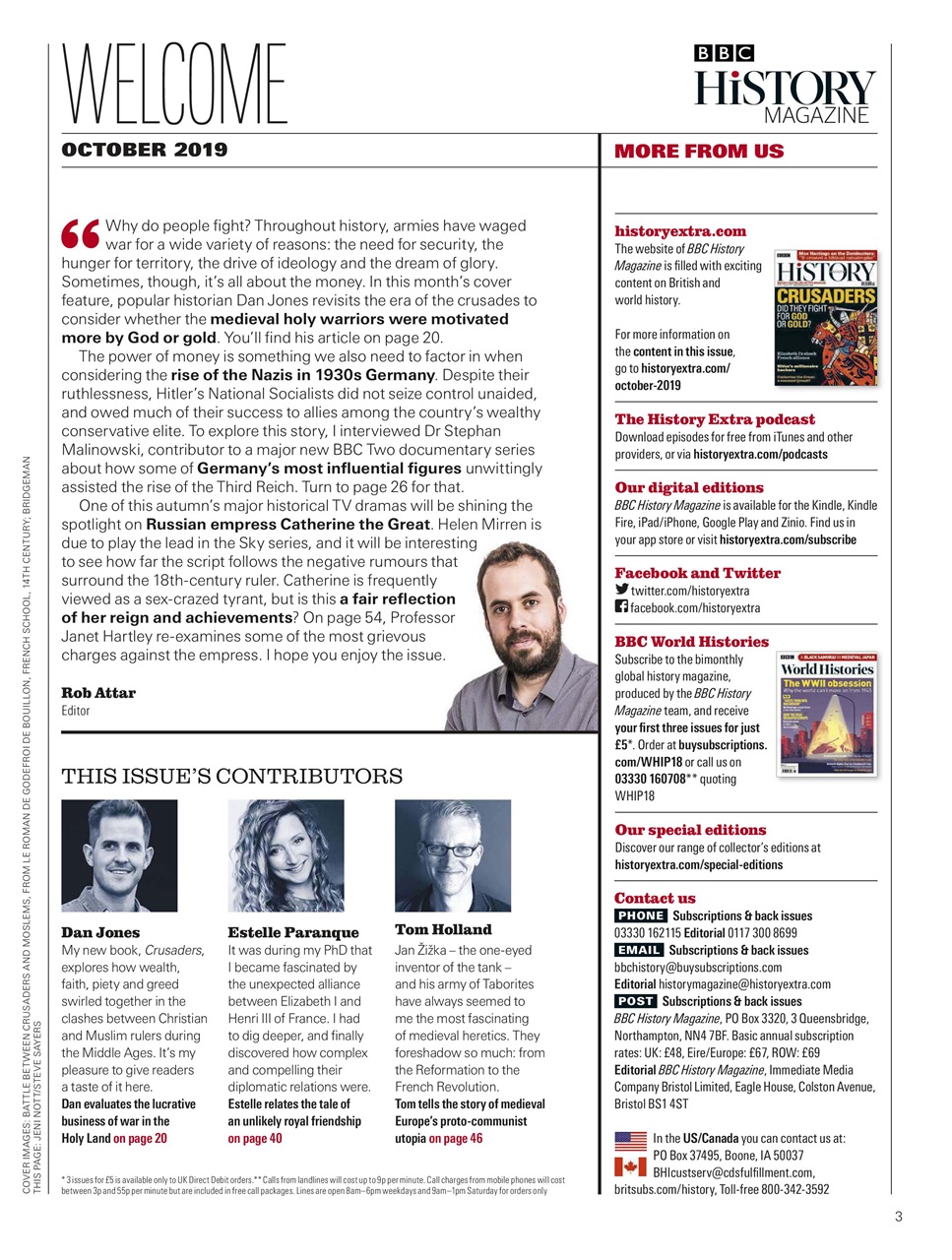 BBC History Magazine Preview Pages