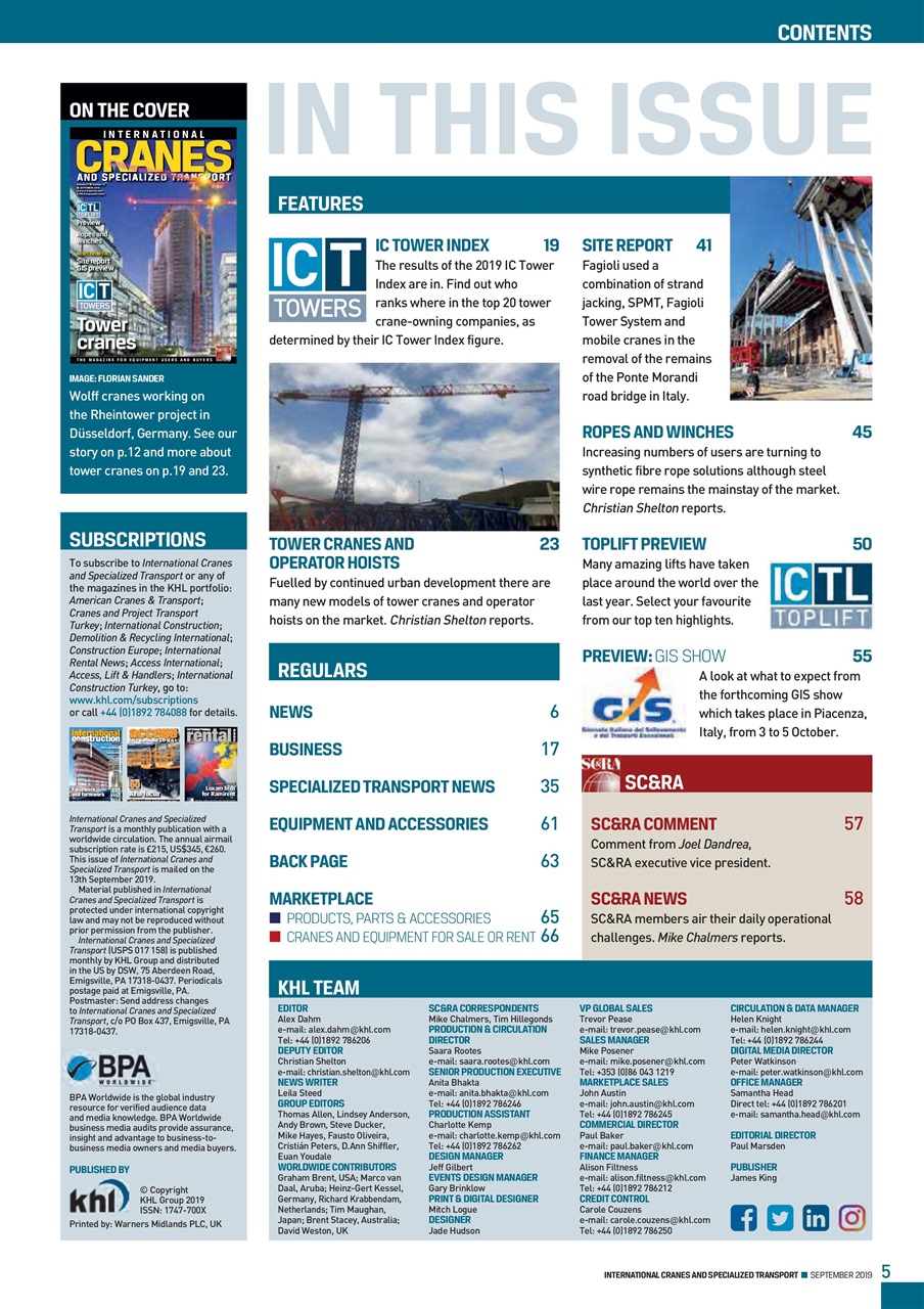 Int. Cranes and Specialized Transp Preview Pages