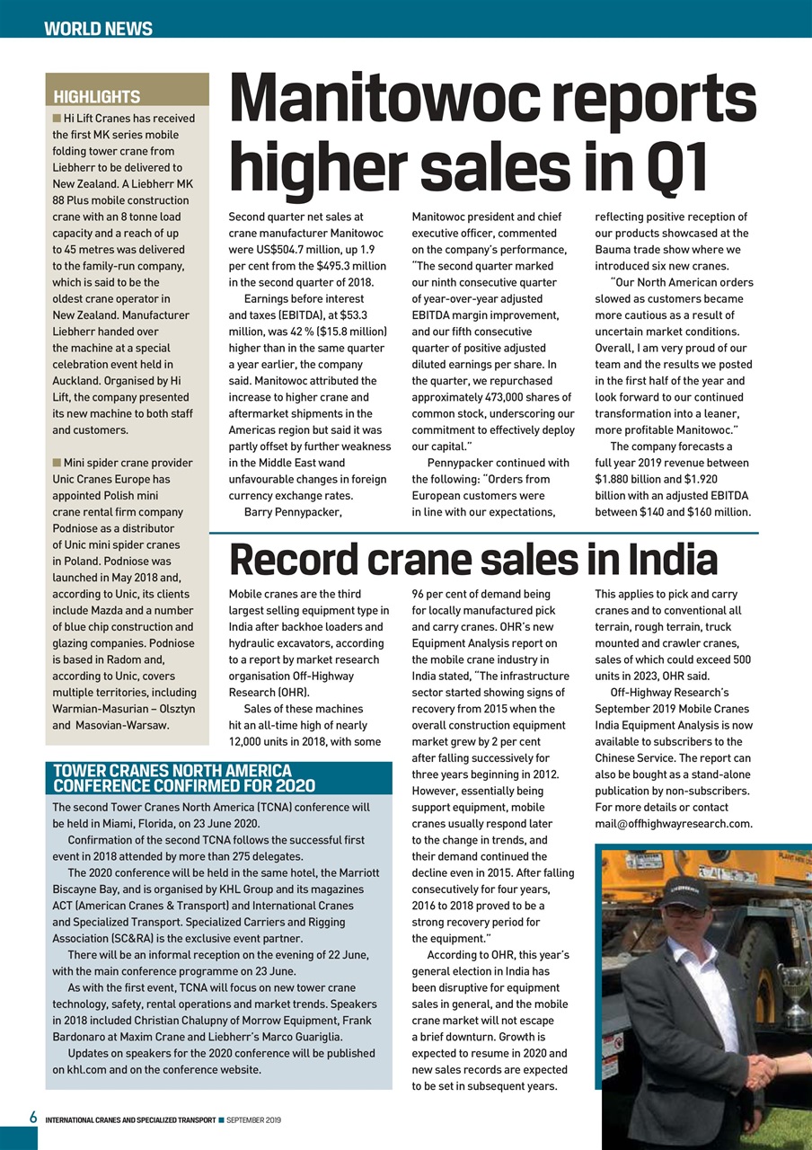 Int. Cranes and Specialized Transp Preview Pages