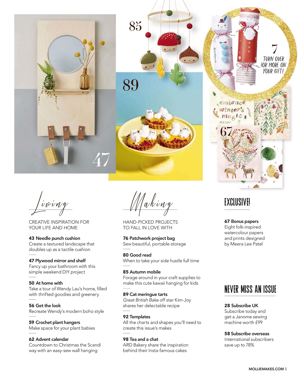 Mollie magazine Preview Pages