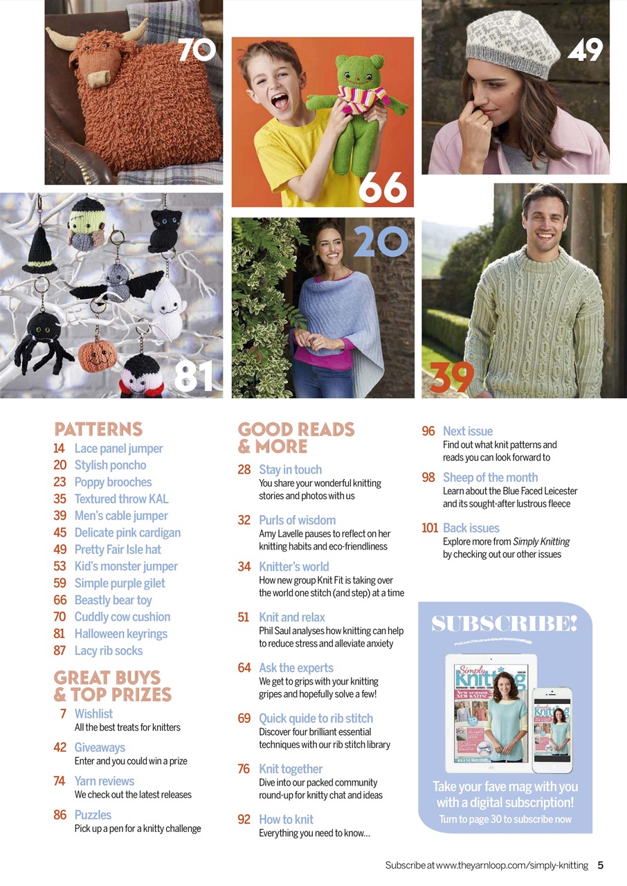 Simply Knitting Preview Pages