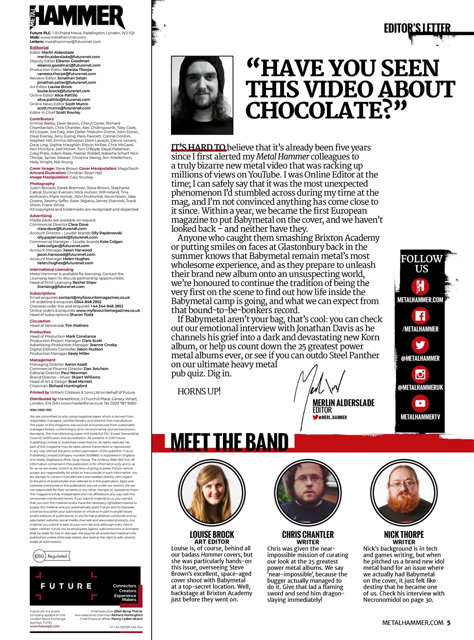 Metal Hammer Preview Pages