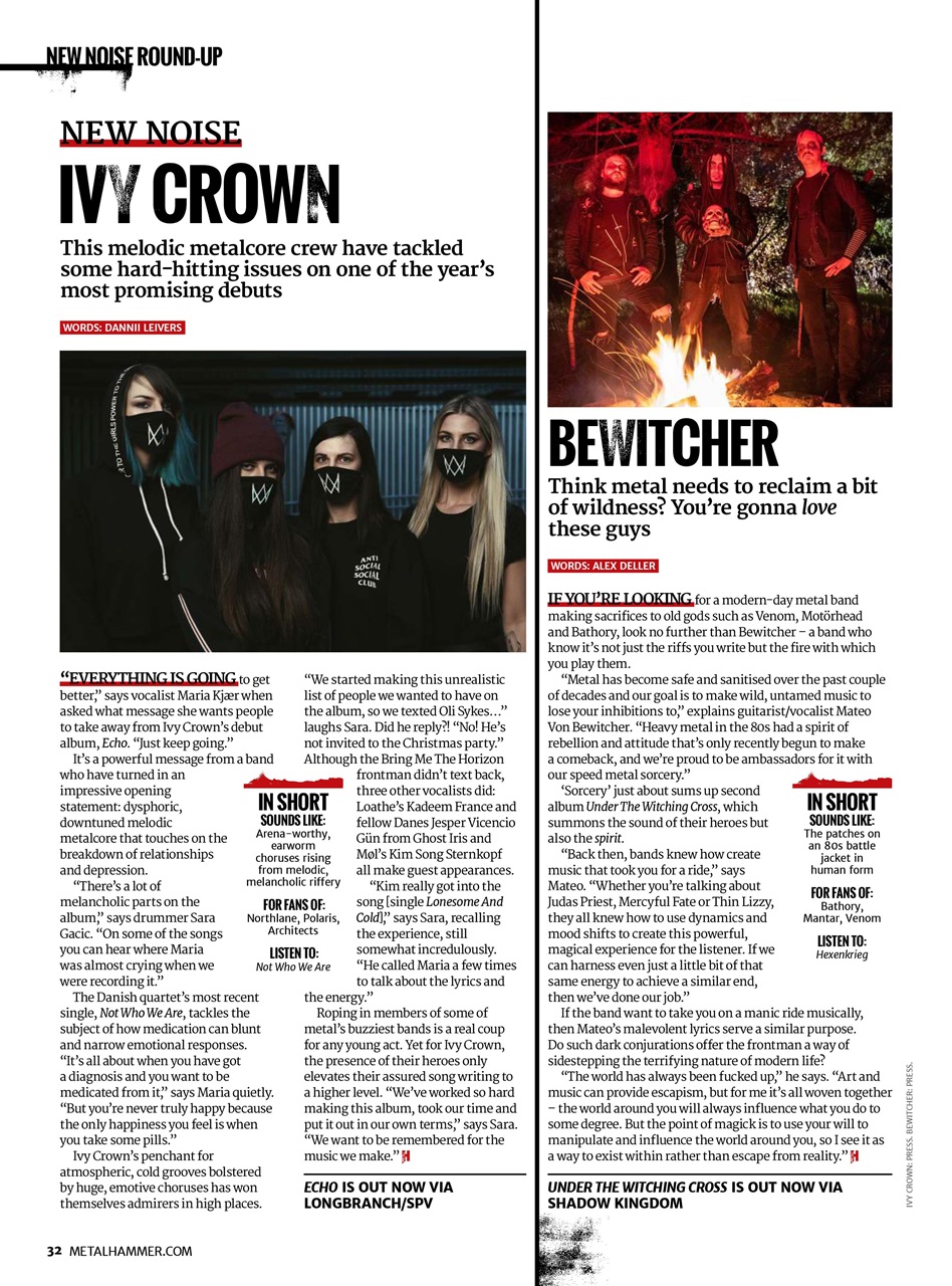 Metal Hammer Preview Pages