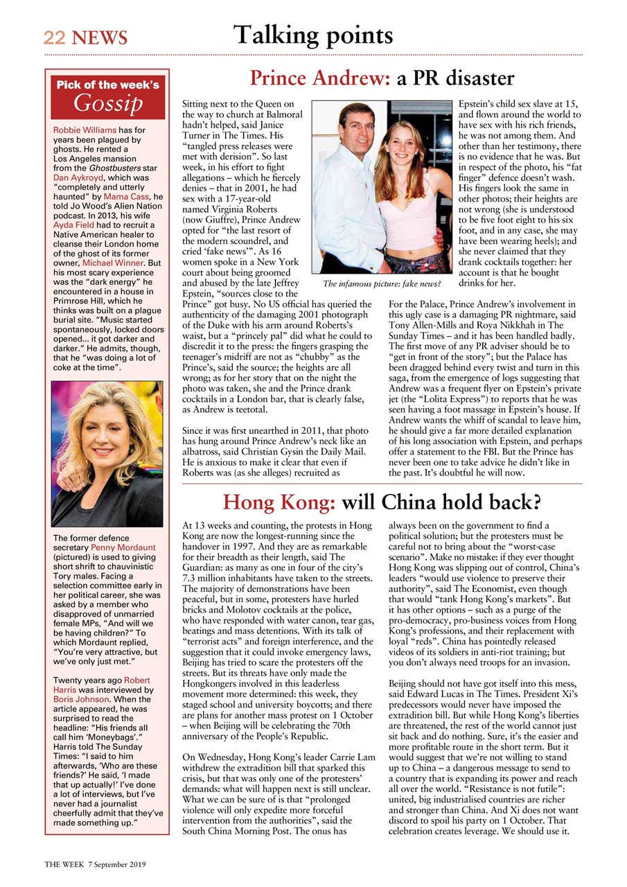 The Week Preview Pages
