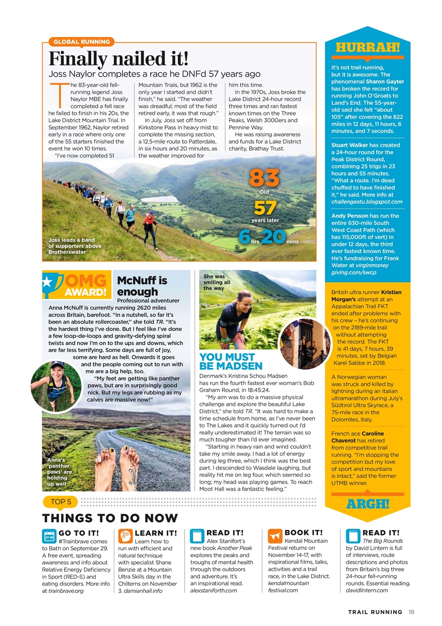Trail Running Preview Pages