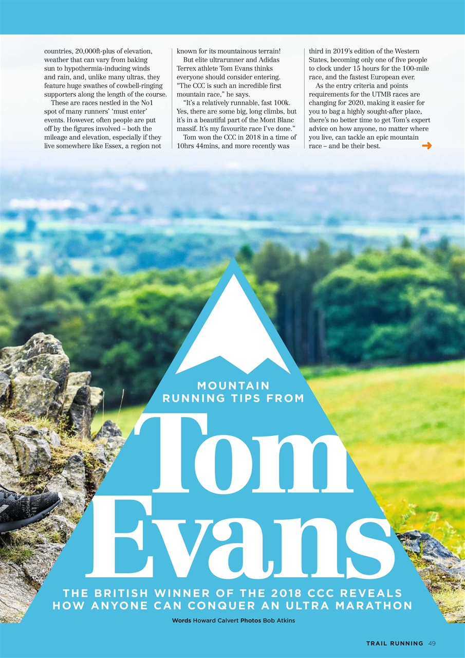 Trail Running Preview Pages