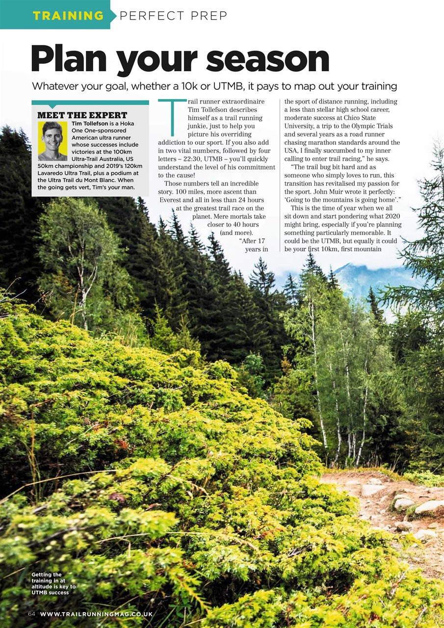 Trail Running Preview Pages