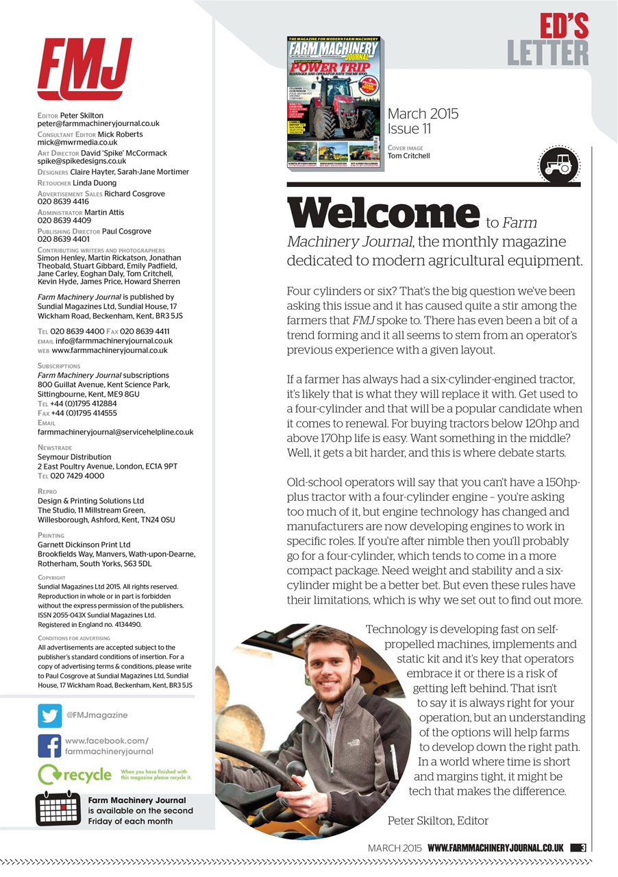 Farm Machinery Journal Preview Pages