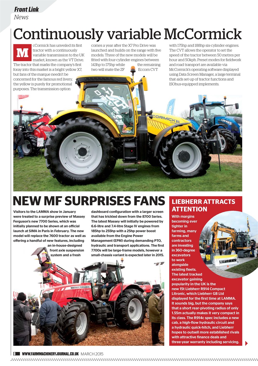 Farm Machinery Journal Preview Pages