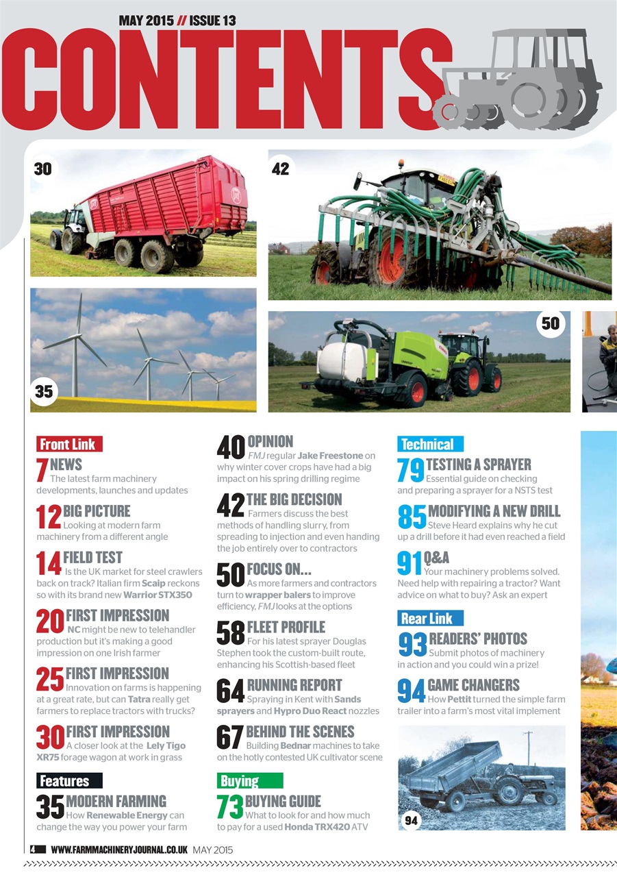 Farm Machinery Journal Preview Pages