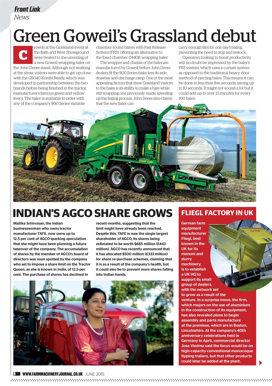 Farm Machinery Journal Preview Pages