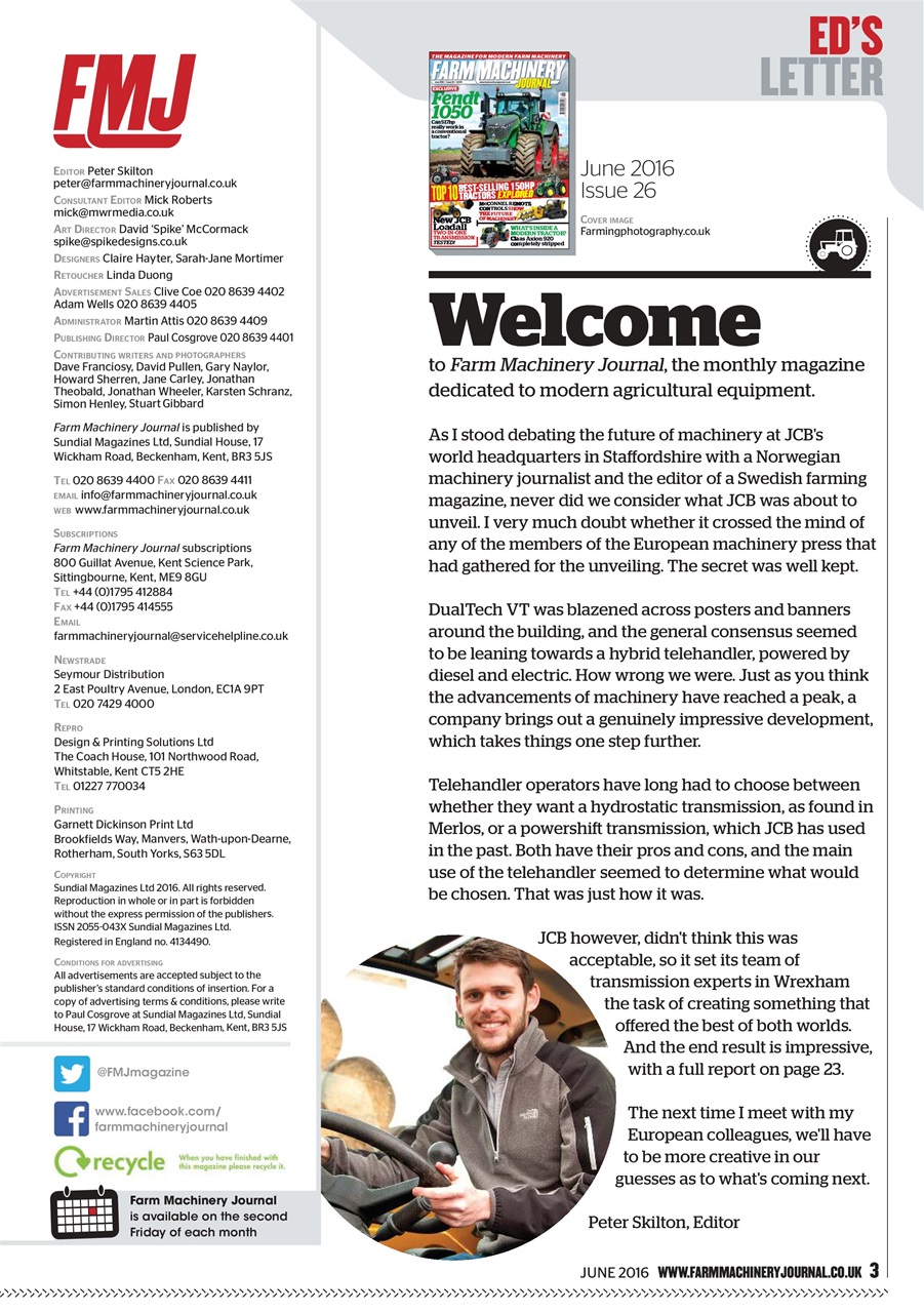 Farm Machinery Journal Preview Pages