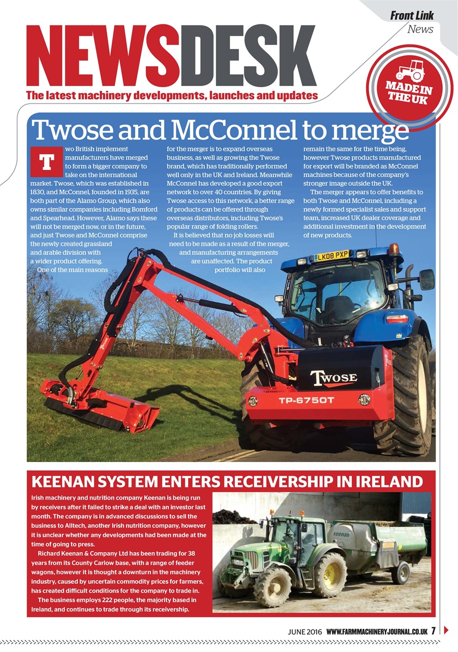 Farm Machinery Journal Preview Pages