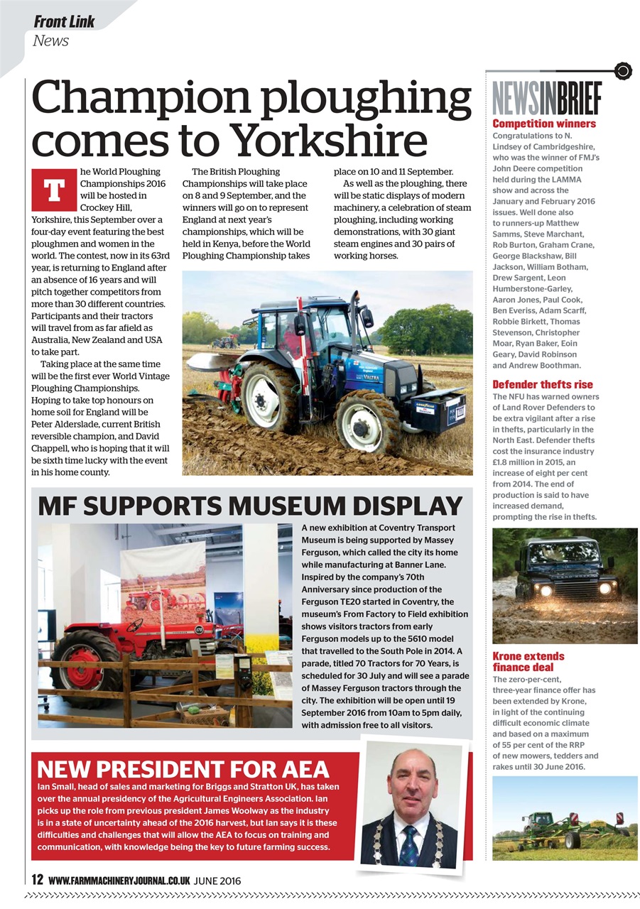 Farm Machinery Journal Preview Pages