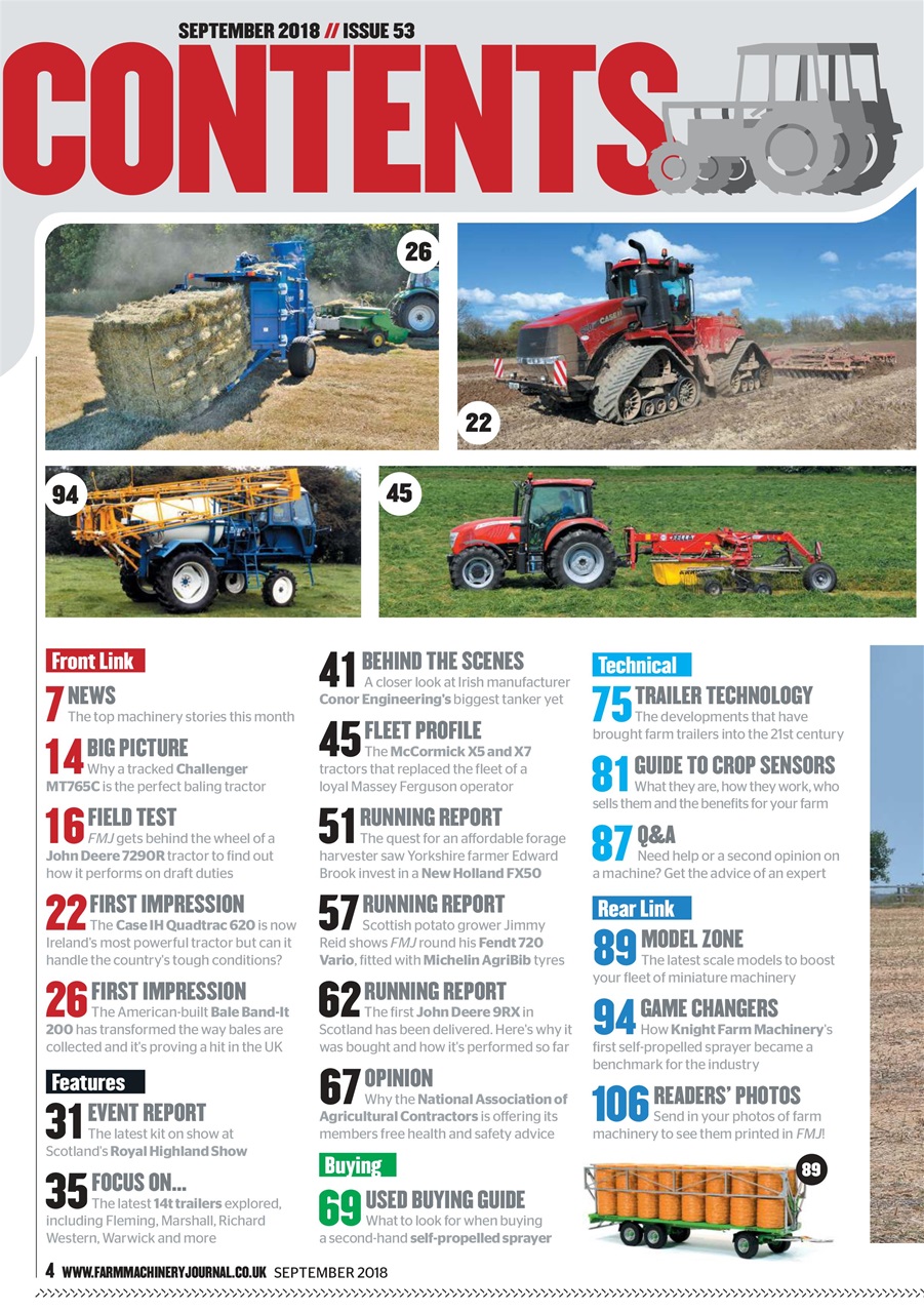 Farm Machinery Journal Preview Pages