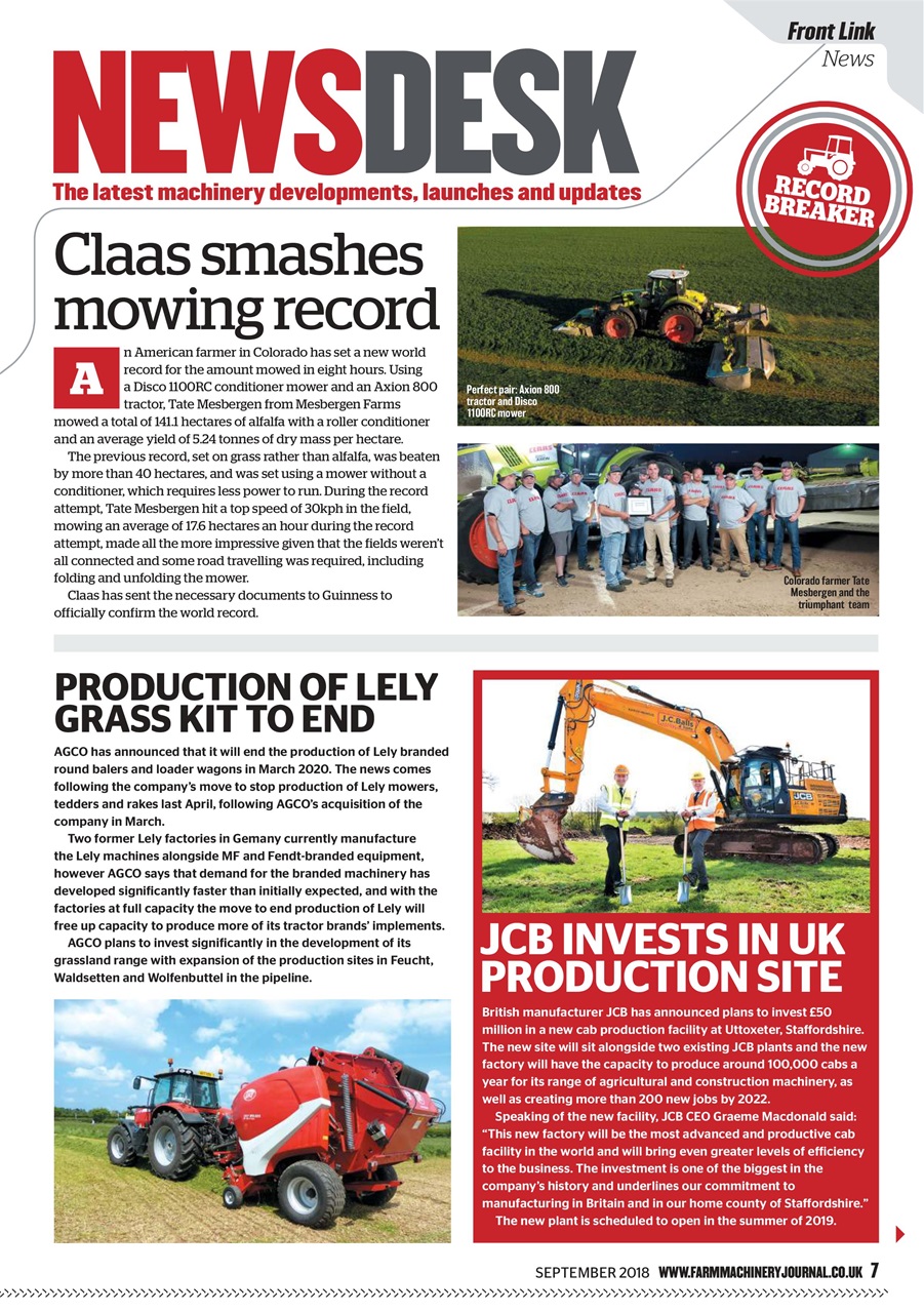 Farm Machinery Journal Preview Pages