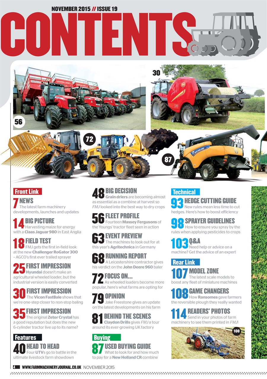 Farm Machinery Journal Preview Pages
