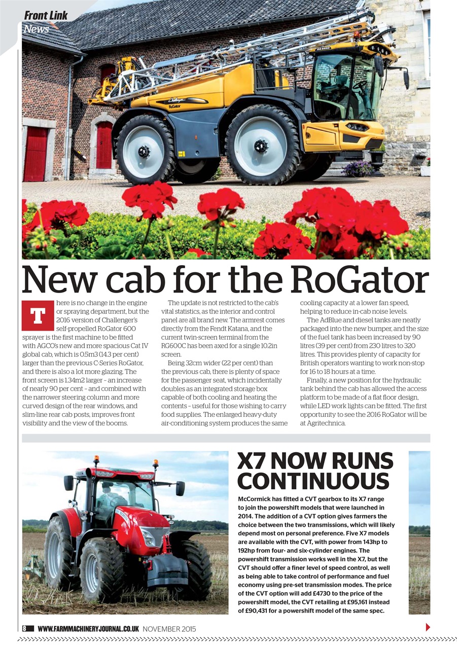 Farm Machinery Journal Preview Pages