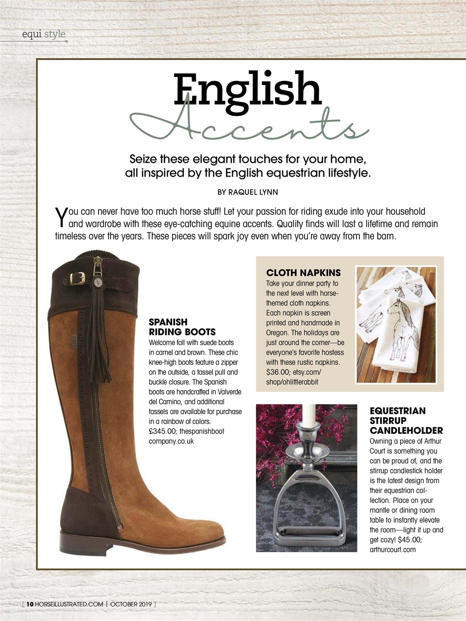 Horse Illustrated Magazine Preview Pages