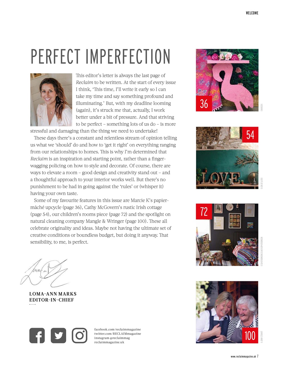 Reclaim Preview Pages