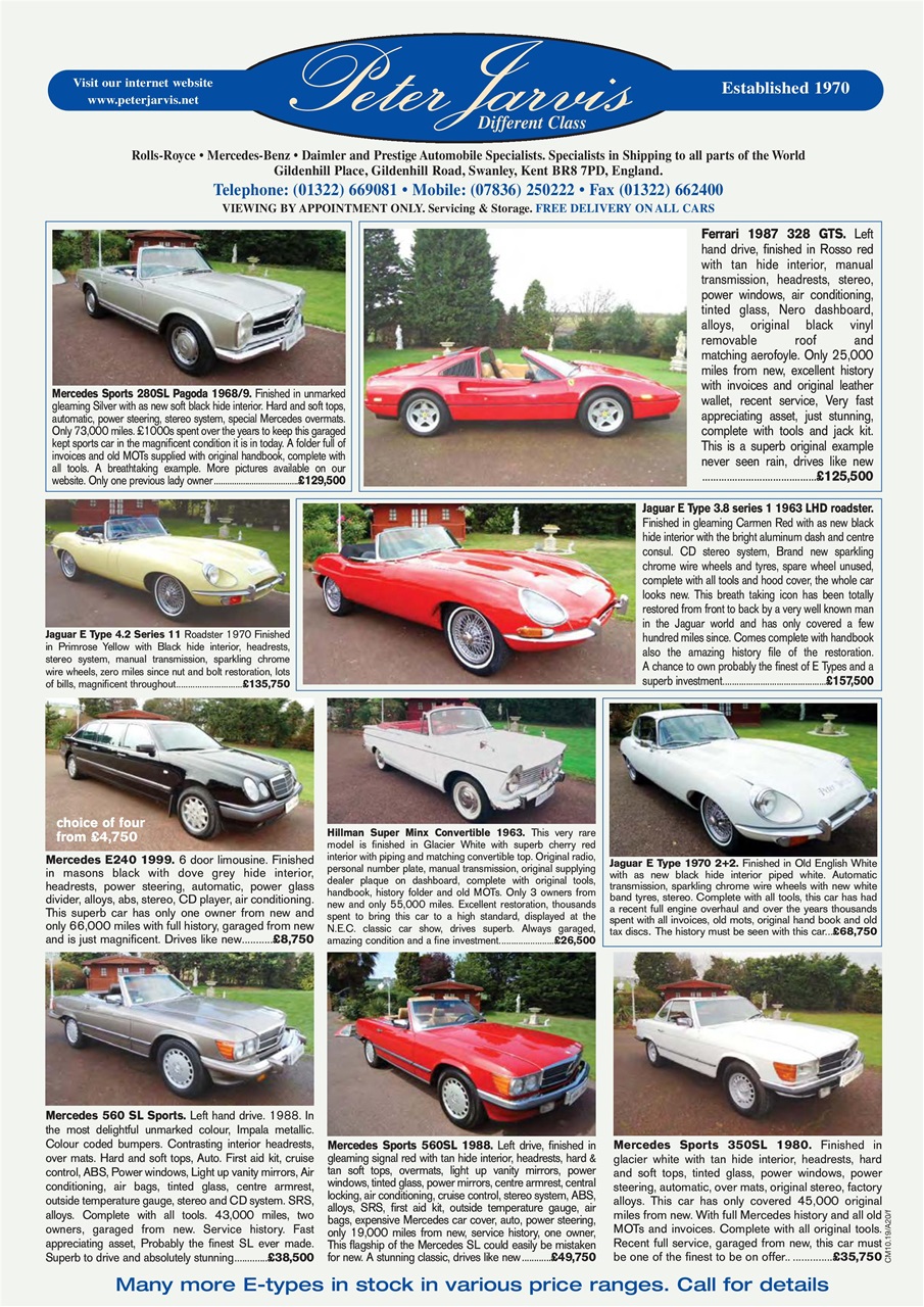 Classic Motoring Preview Pages