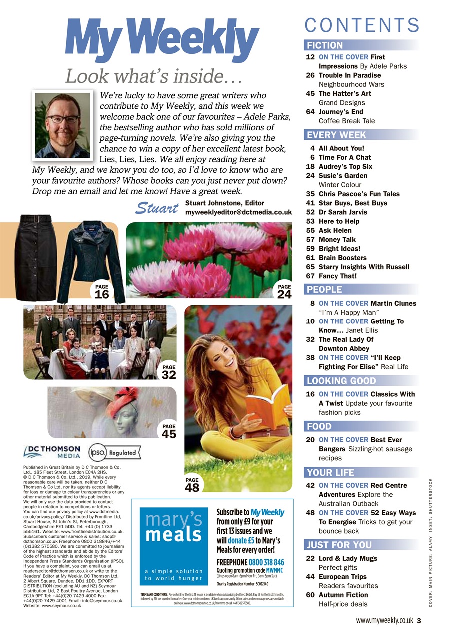 My Weekly Preview Pages