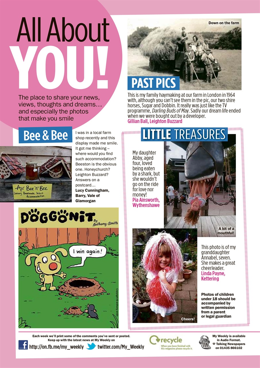 My Weekly Preview Pages