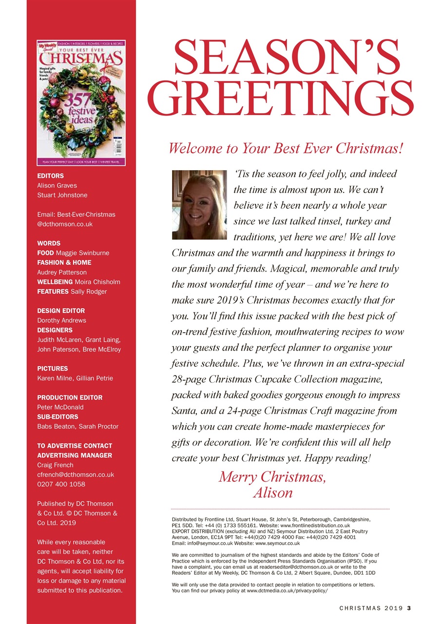 My Weekly Special Preview Pages