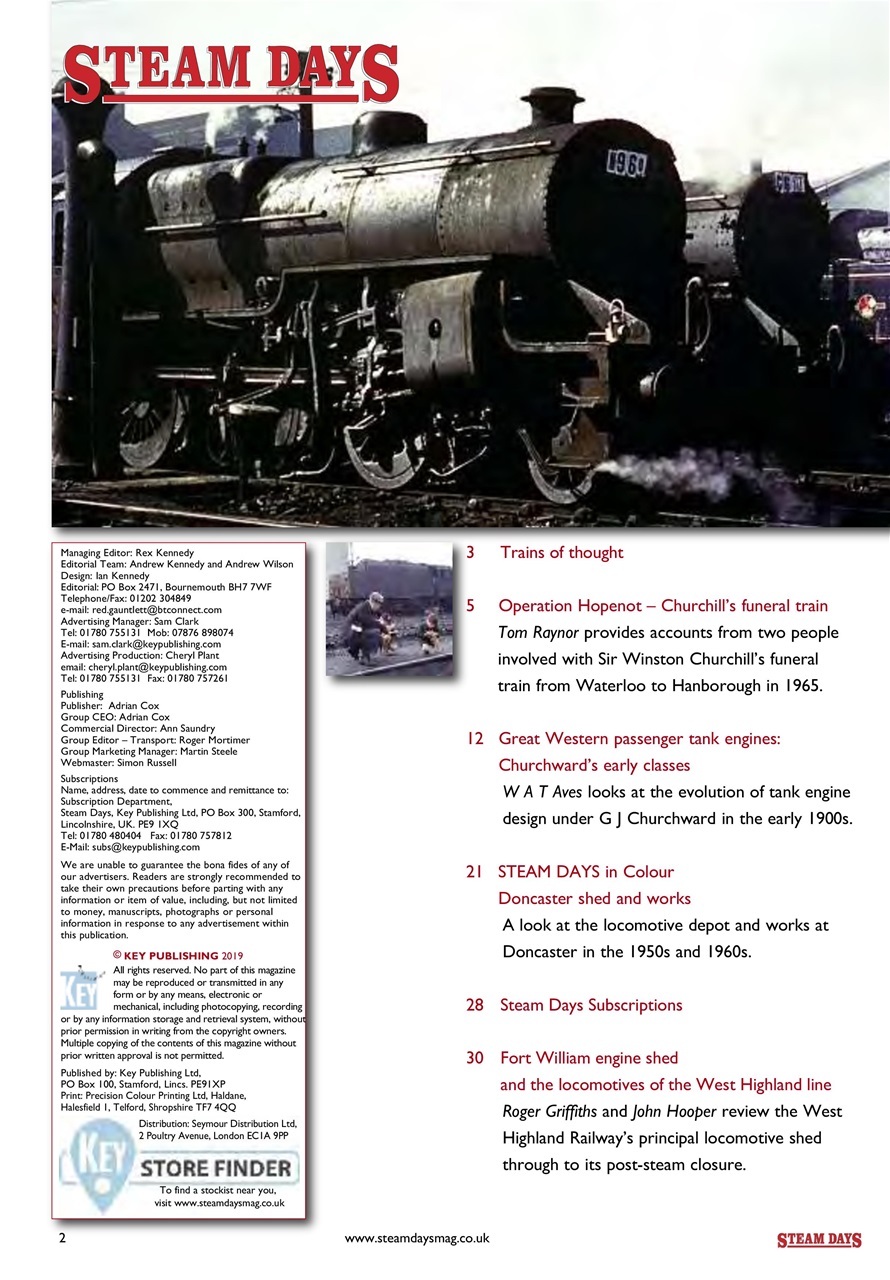 Steam Days Preview Pages