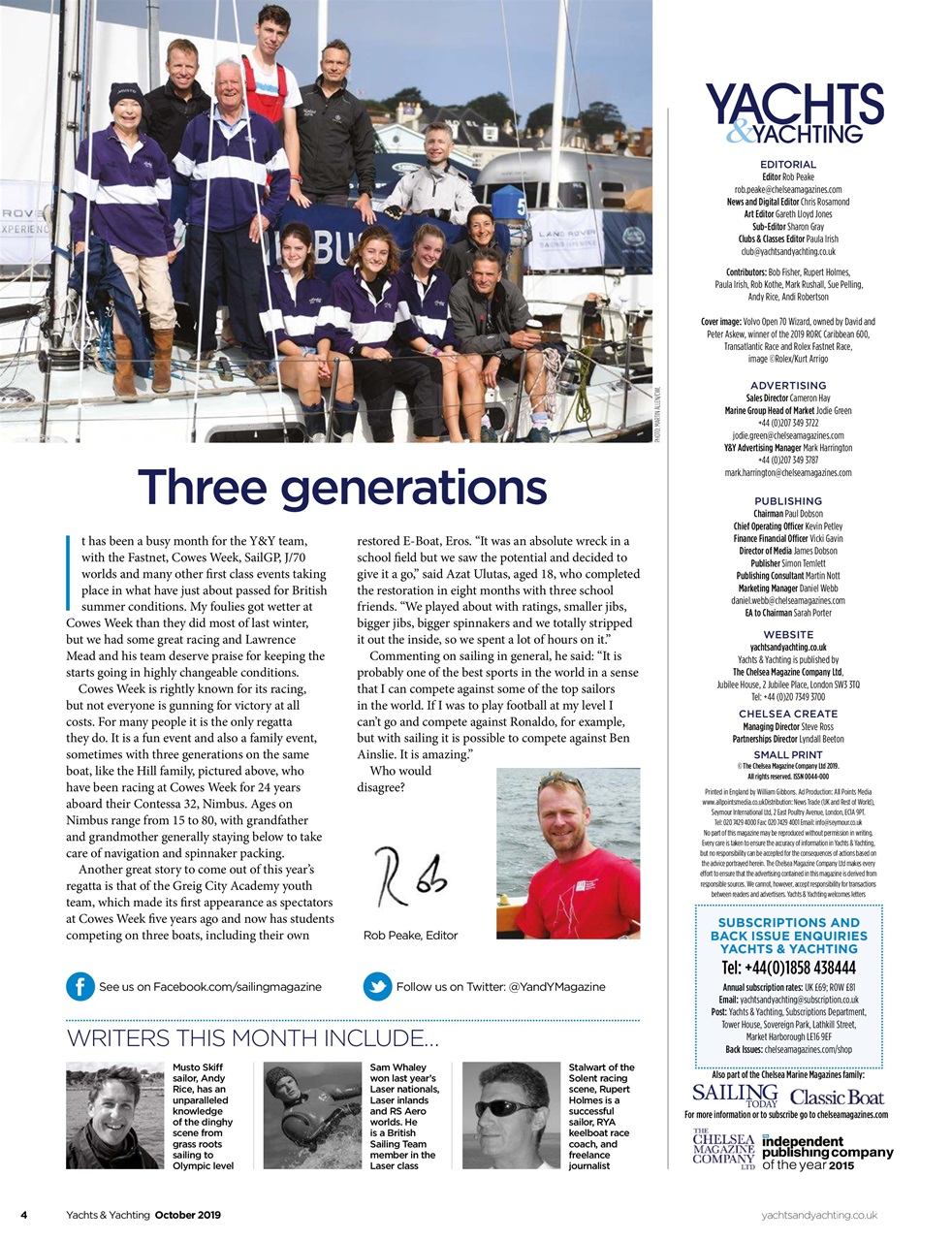 Yachts & Yachting Preview Pages