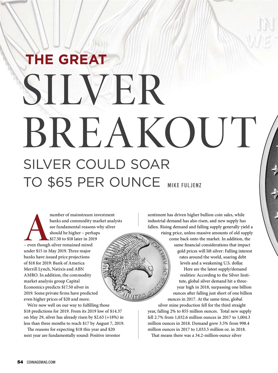 COINage Magazine Preview Pages