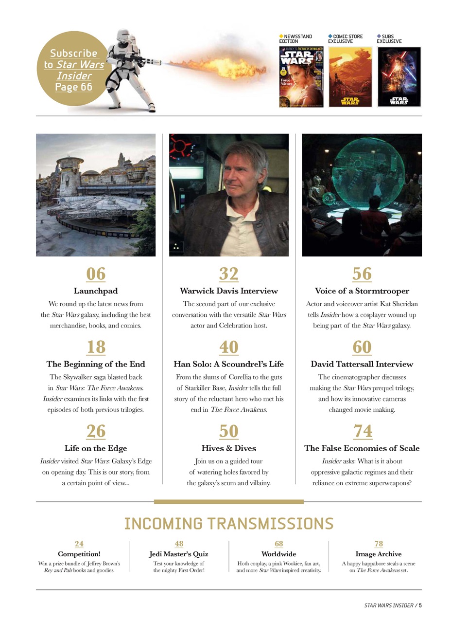 Star Wars Insider Preview Pages