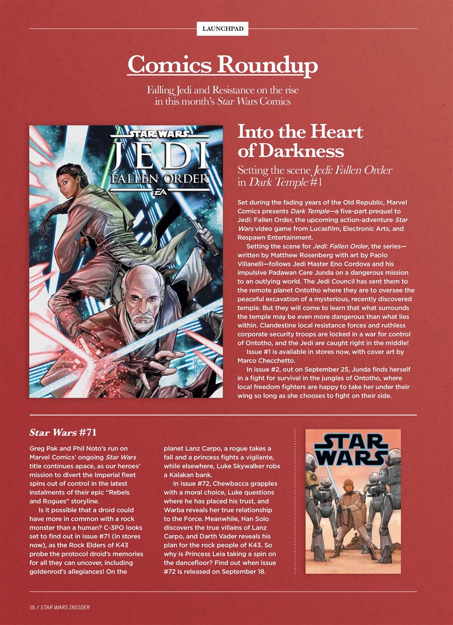 Star Wars Insider Preview Pages