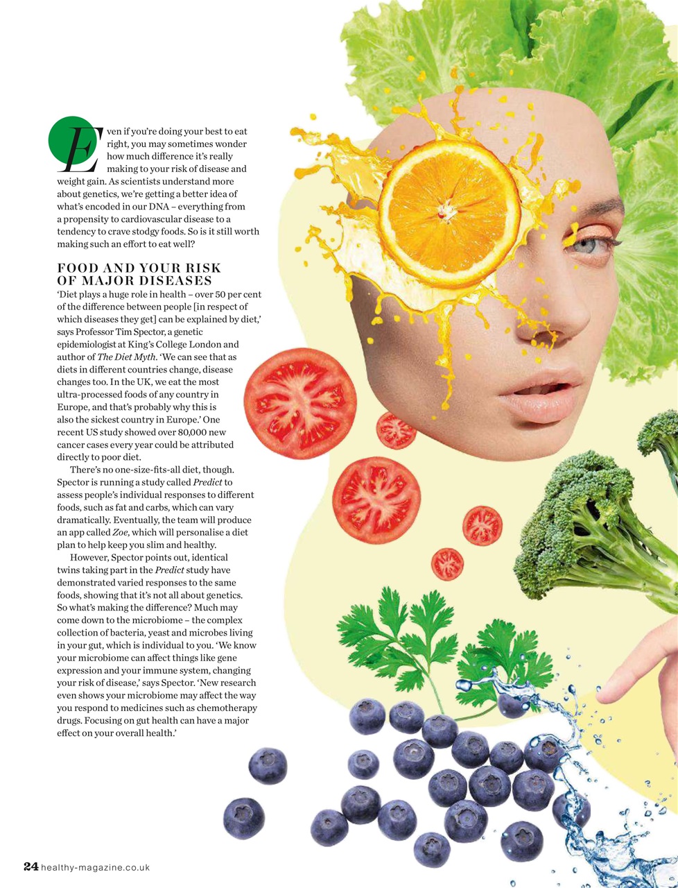 Healthy Magazine Preview Pages