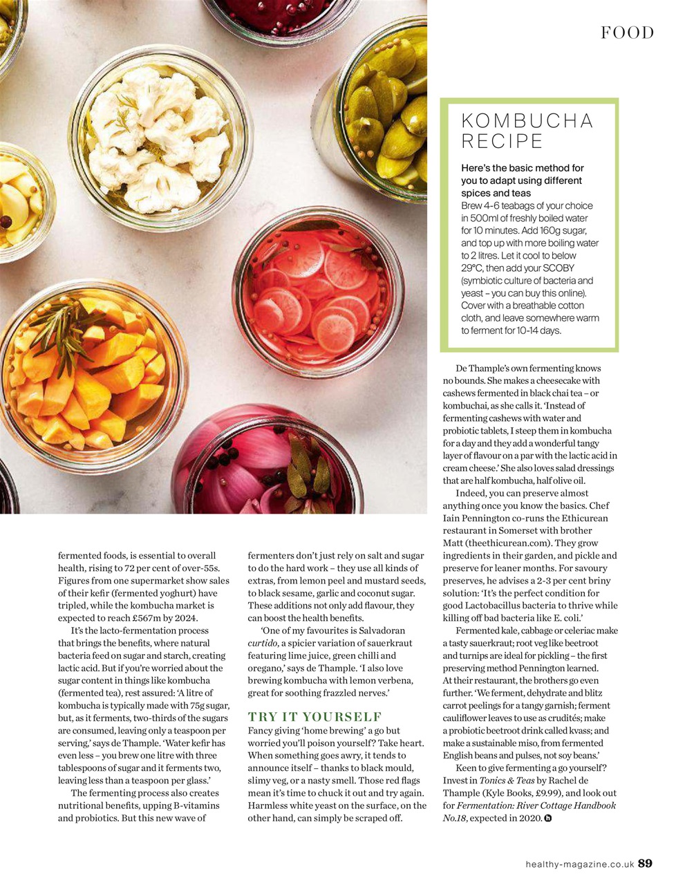Healthy Magazine Preview Pages