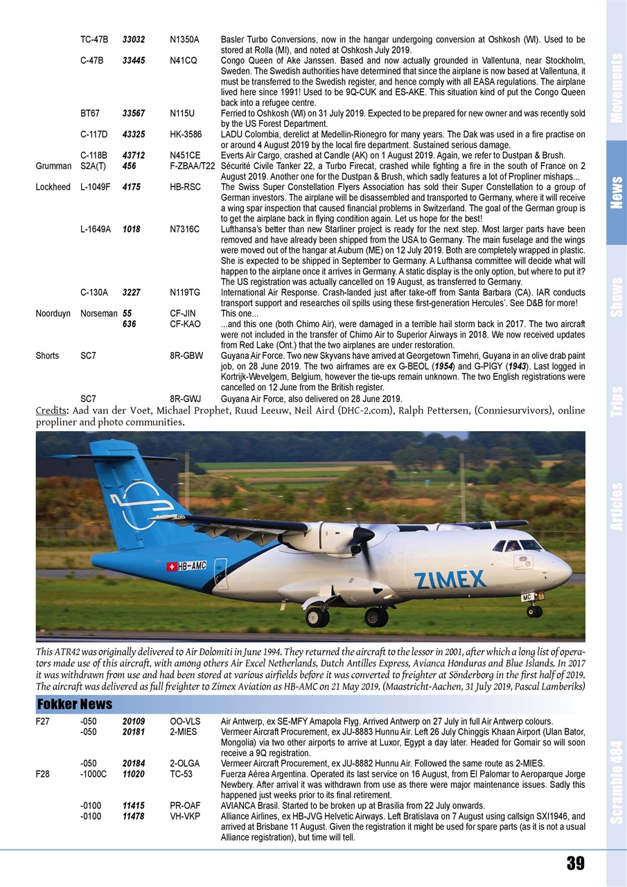 Scramble Magazine Preview Pages