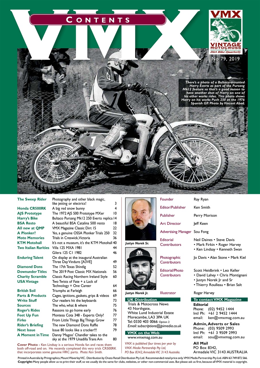 VMX Magazine Preview Pages