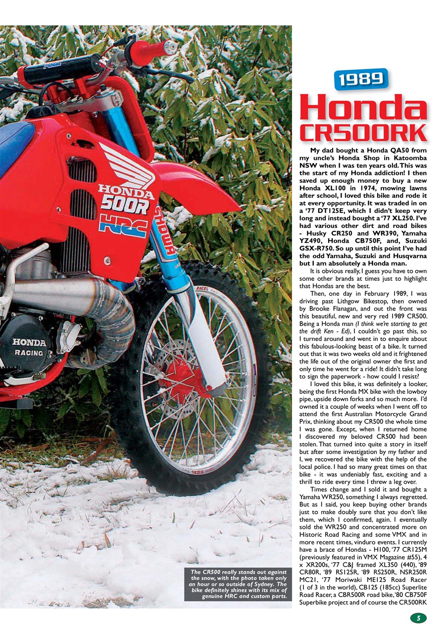 VMX Magazine Preview Pages