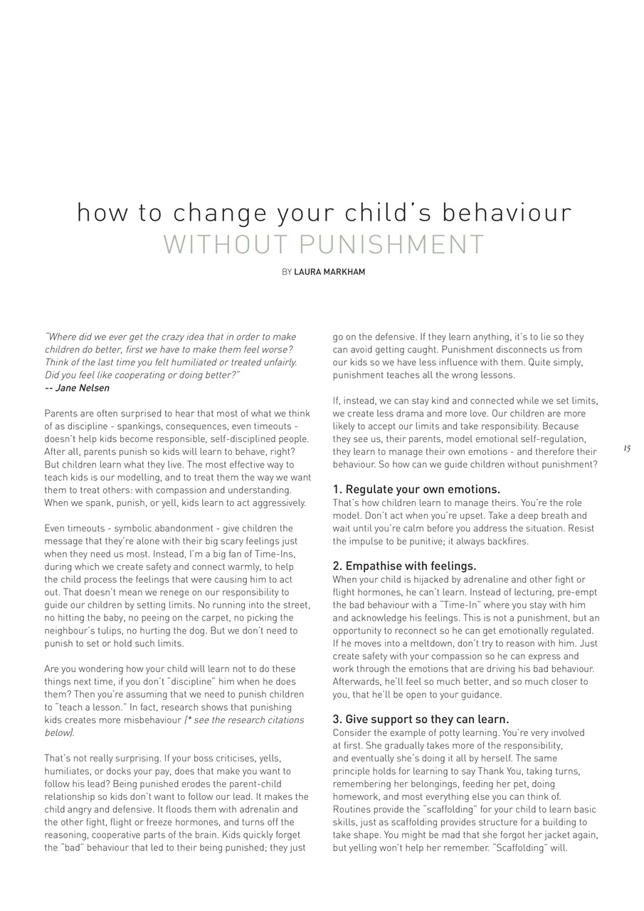 The Natural Parent Magazine Preview Pages