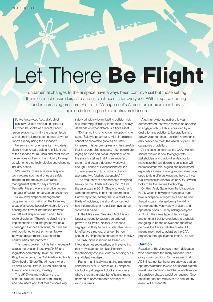 Air Traffic Management Preview Pages