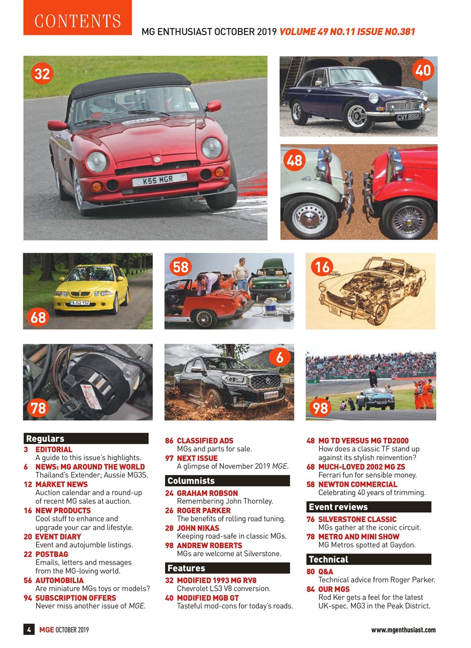 MG Enthusiast Preview Pages
